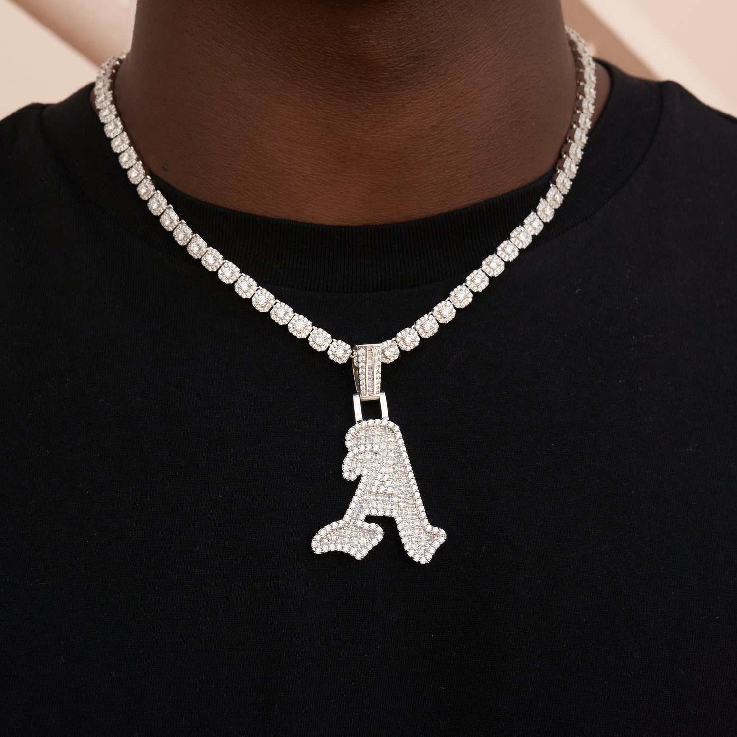 Custom Name Plate Baguette Gothic Font