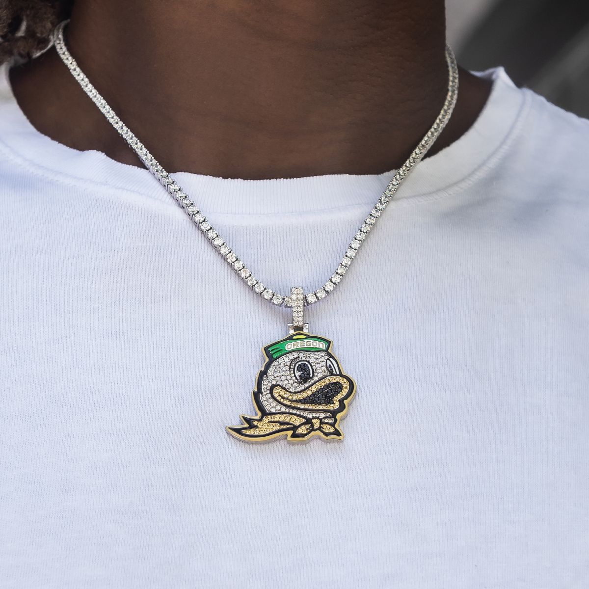 Oregon Ducks Official NCAA Mascot Pendant