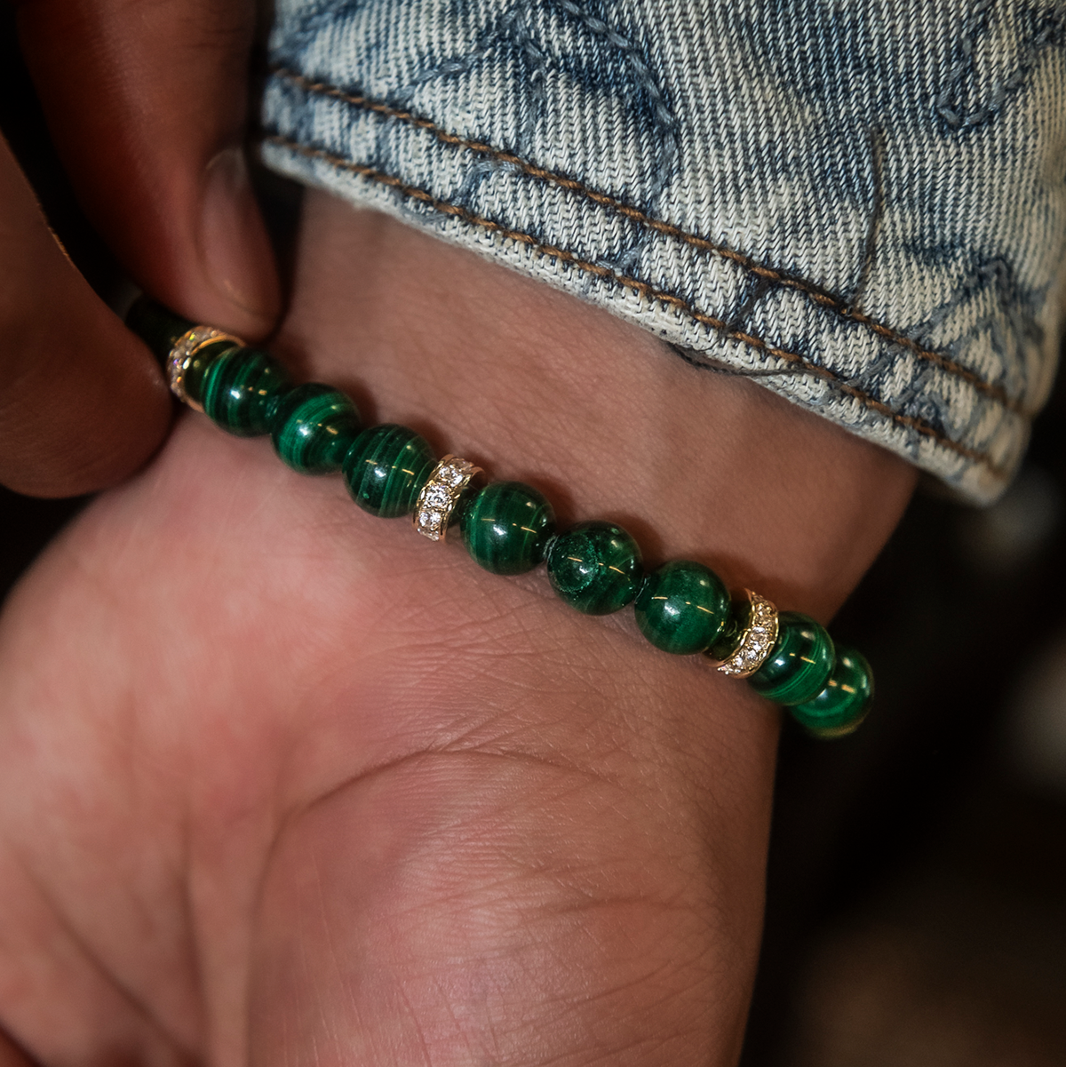 Weed Leaf Beaded Bracelet