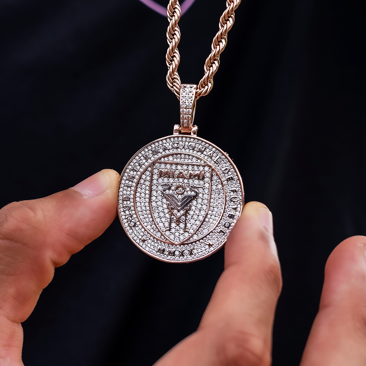 Inter Miami CF Official MLS Logo Pendant