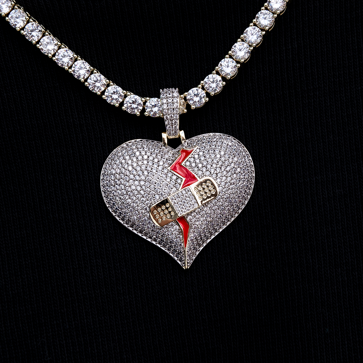 Scars Fade Broken Heart Pendant