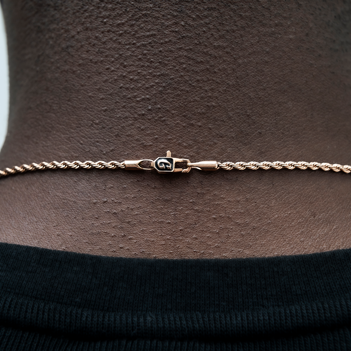 Rope Chain in Rose Gold - 2mm