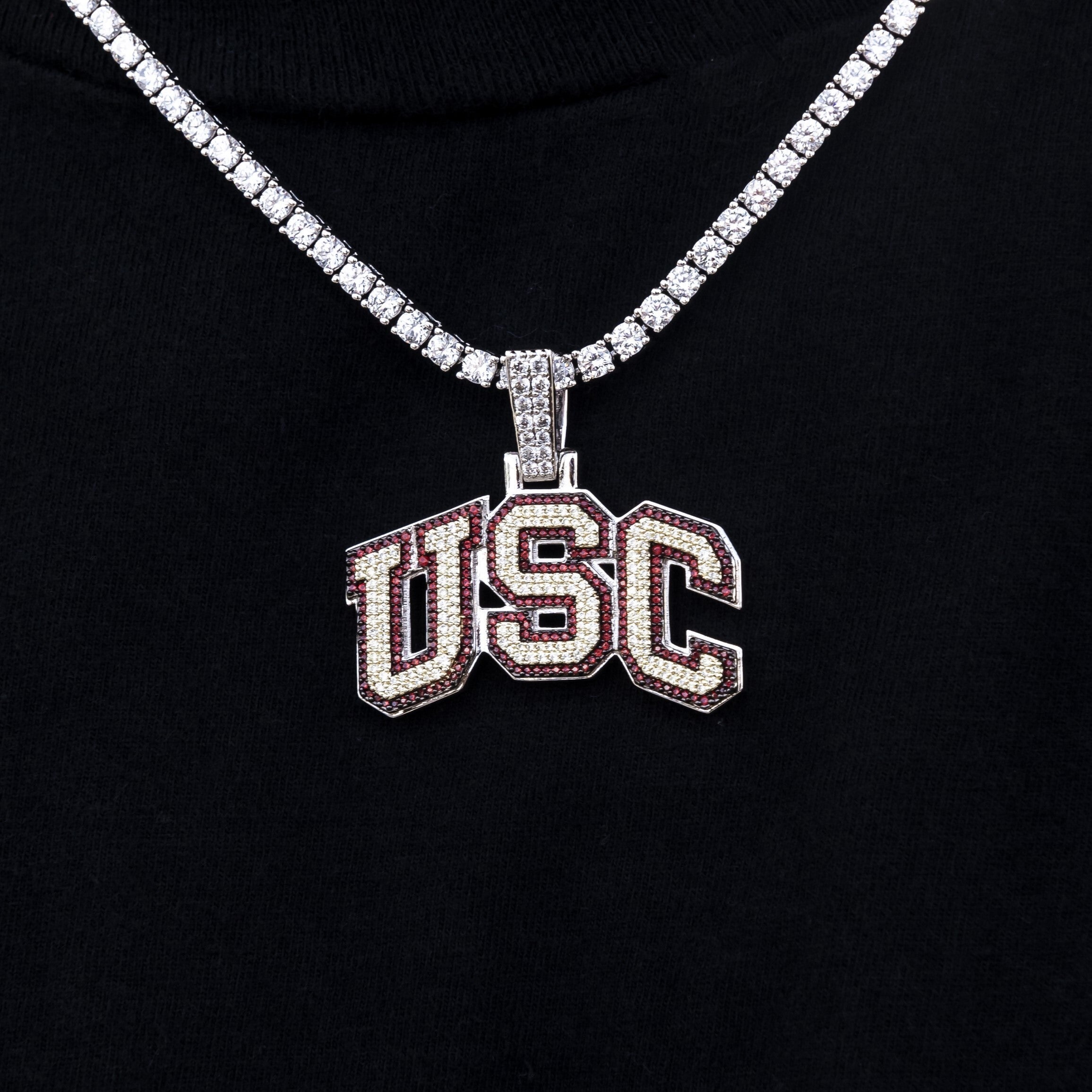 USC Trojans Logo Official NCAA Pendant