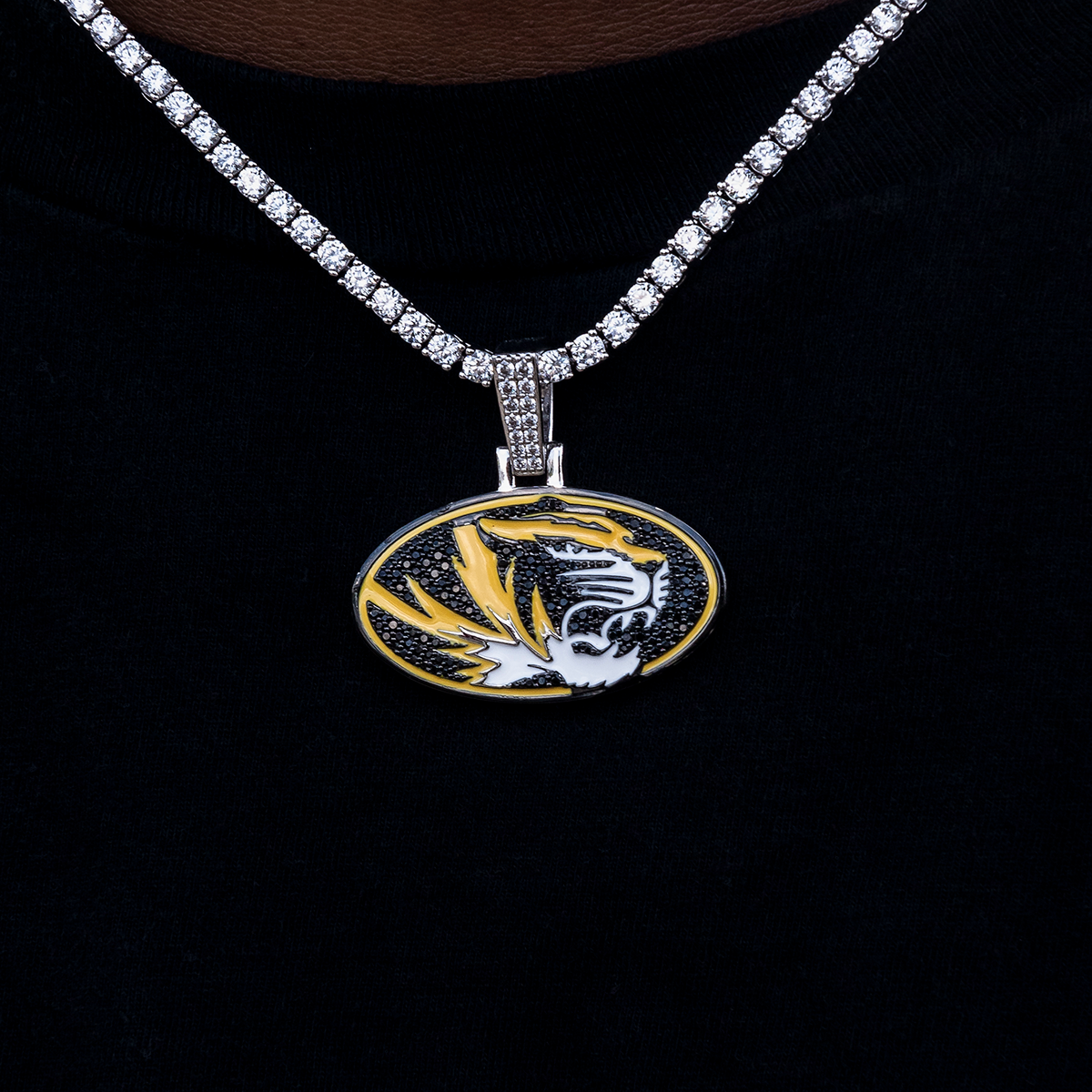 Missouri Tigers Official NCAA Logo Pendant