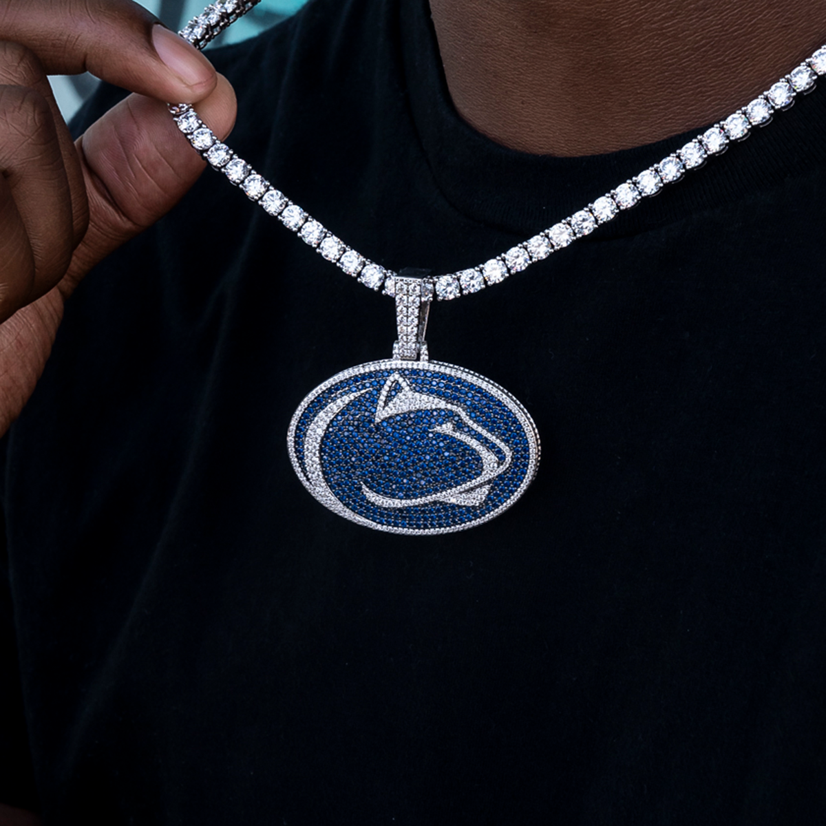 Large Penn State Nittany Lions Official NCAA Logo Pendant