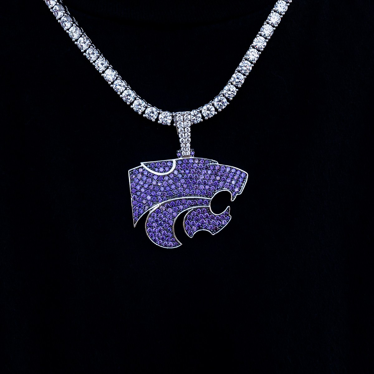 Kansas State Wildcats Logo Pendant