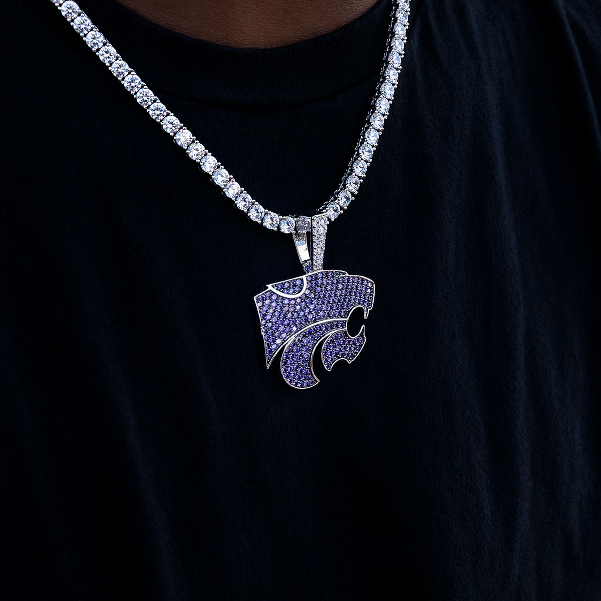 Kansas State Wildcats Logo Pendant
