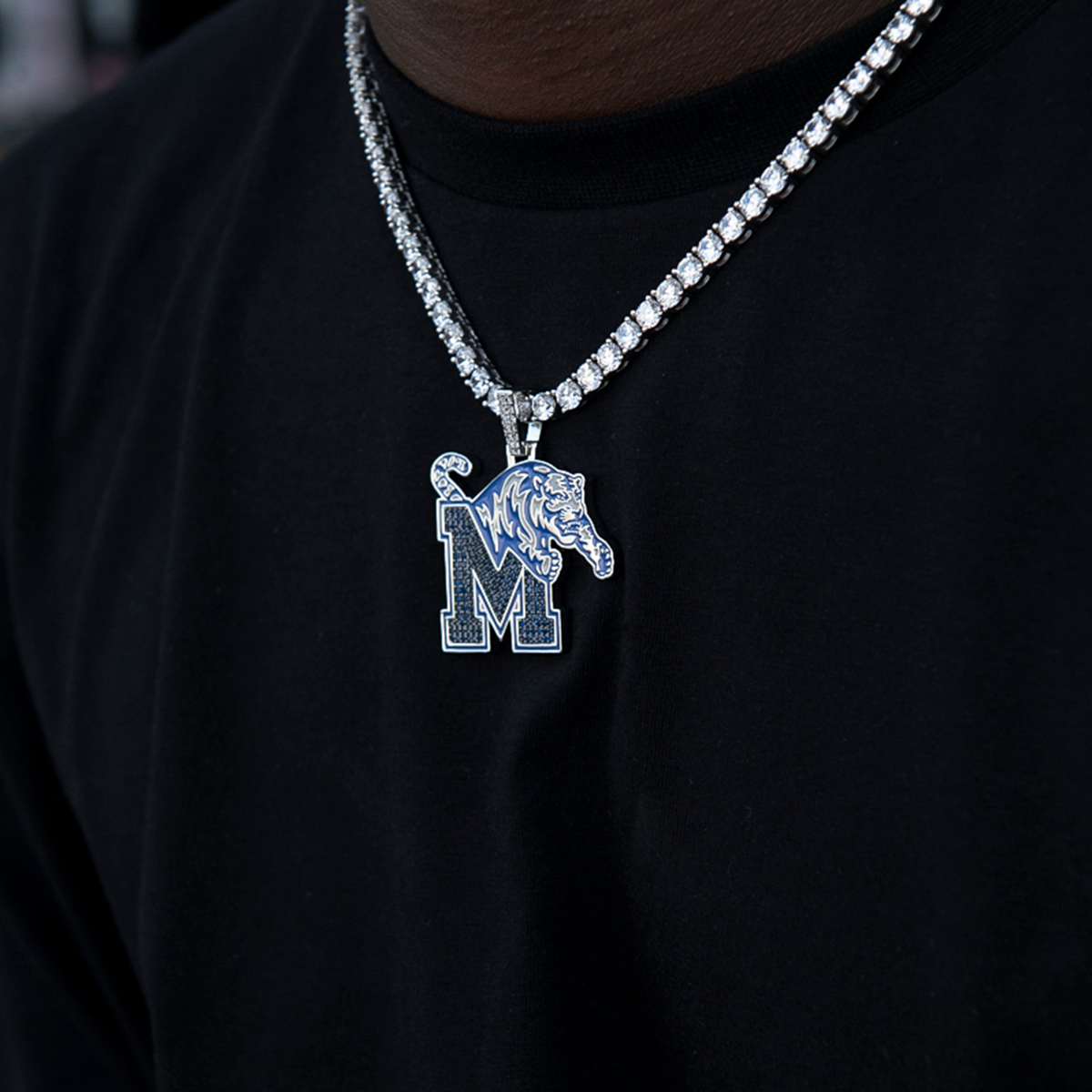 Memphis Tigers Official NCAA Logo Pendant