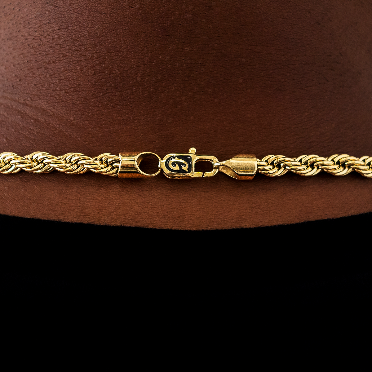 Rope Chain in Yellow Gold- 6mm