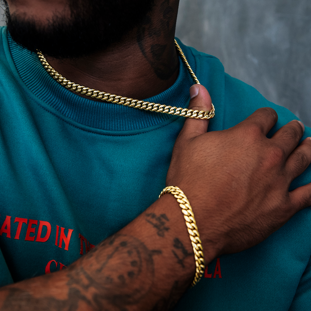 Miami Cuban Link Chain in Yellow Gold - 8mm