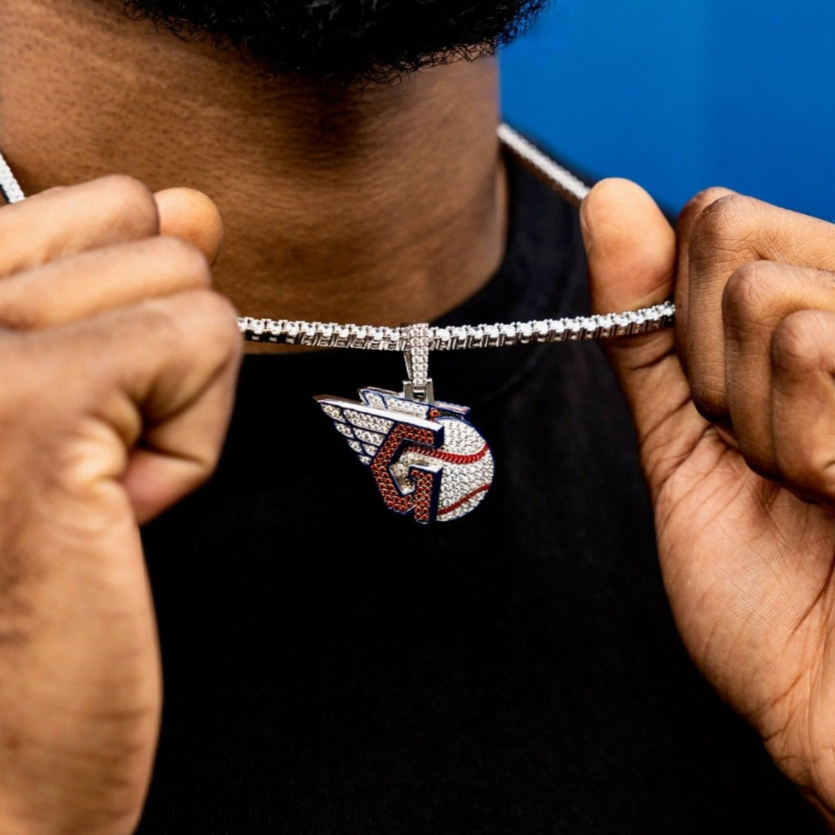 Cleveland Guardians Official MLB Logo Pendant