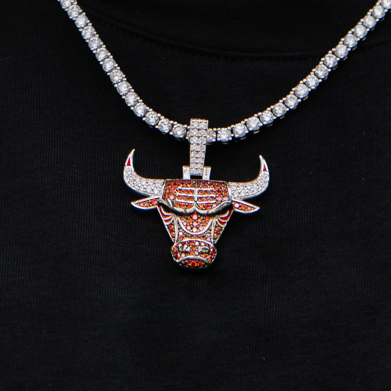 Chicago Bulls Official NBA Logo Pendant