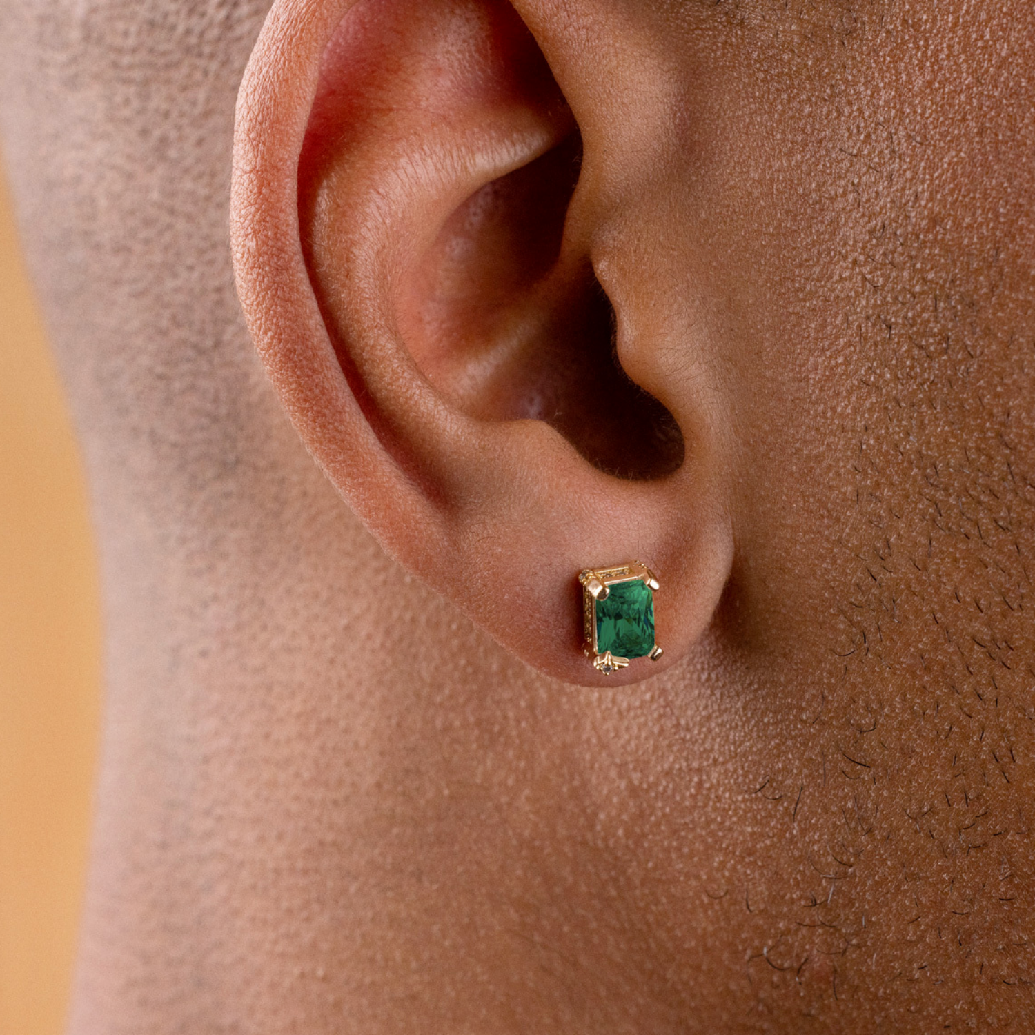 Gemstone Stud Earrings