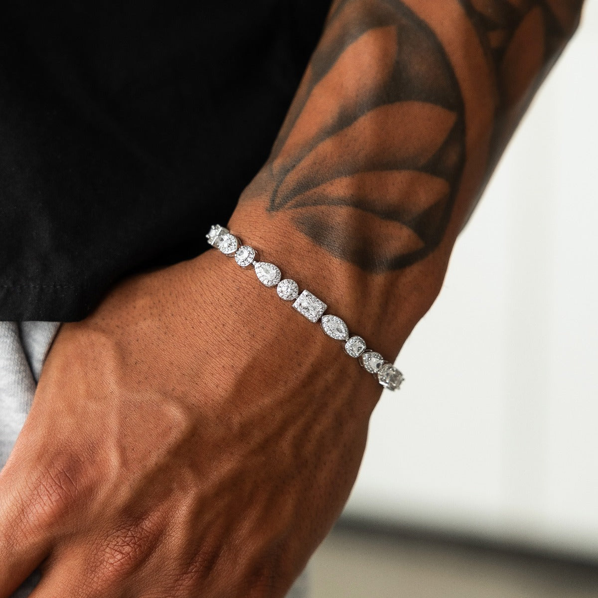 Mixed Diamond Pave Bracelet