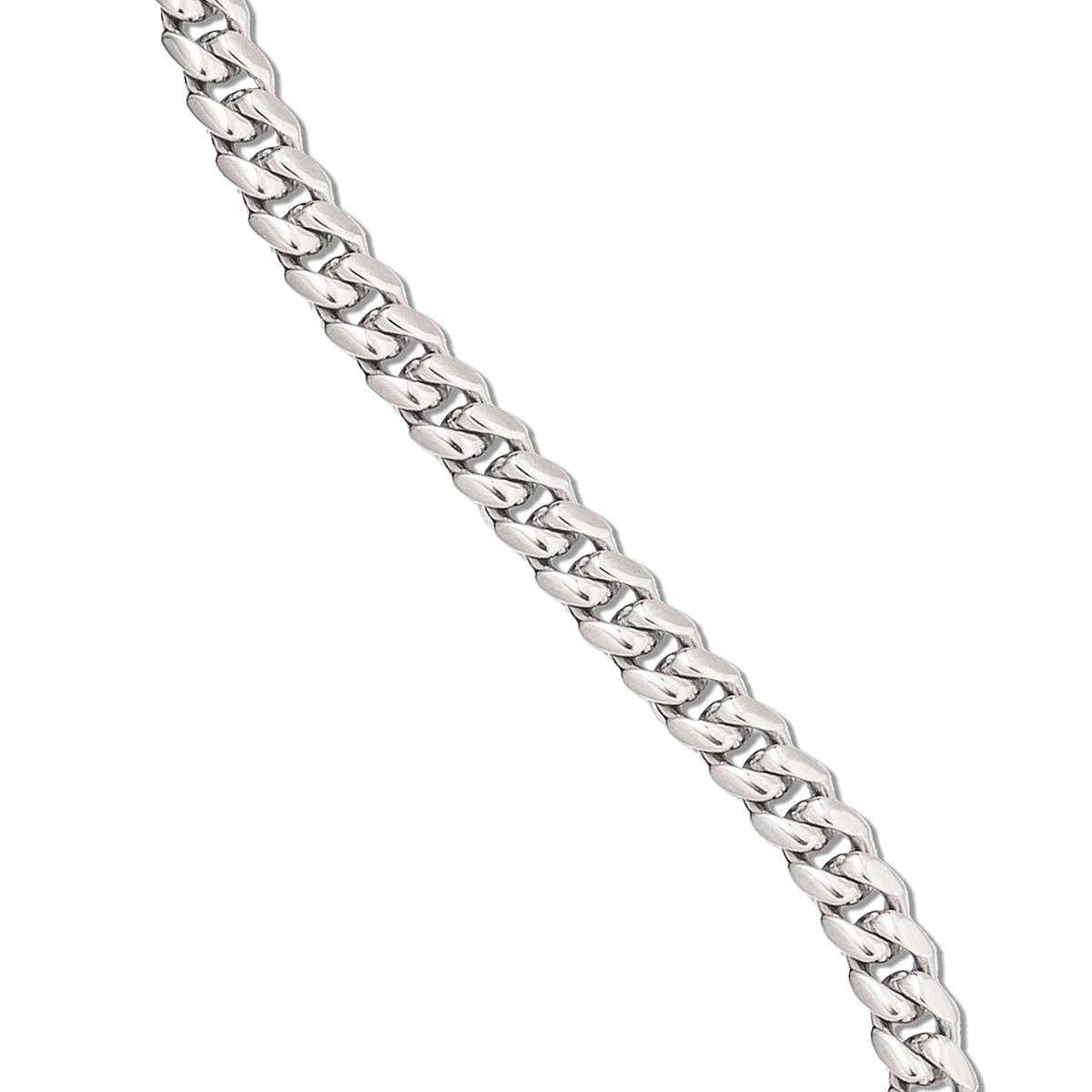 GLD Signature Cuban in White Gold - 6mm