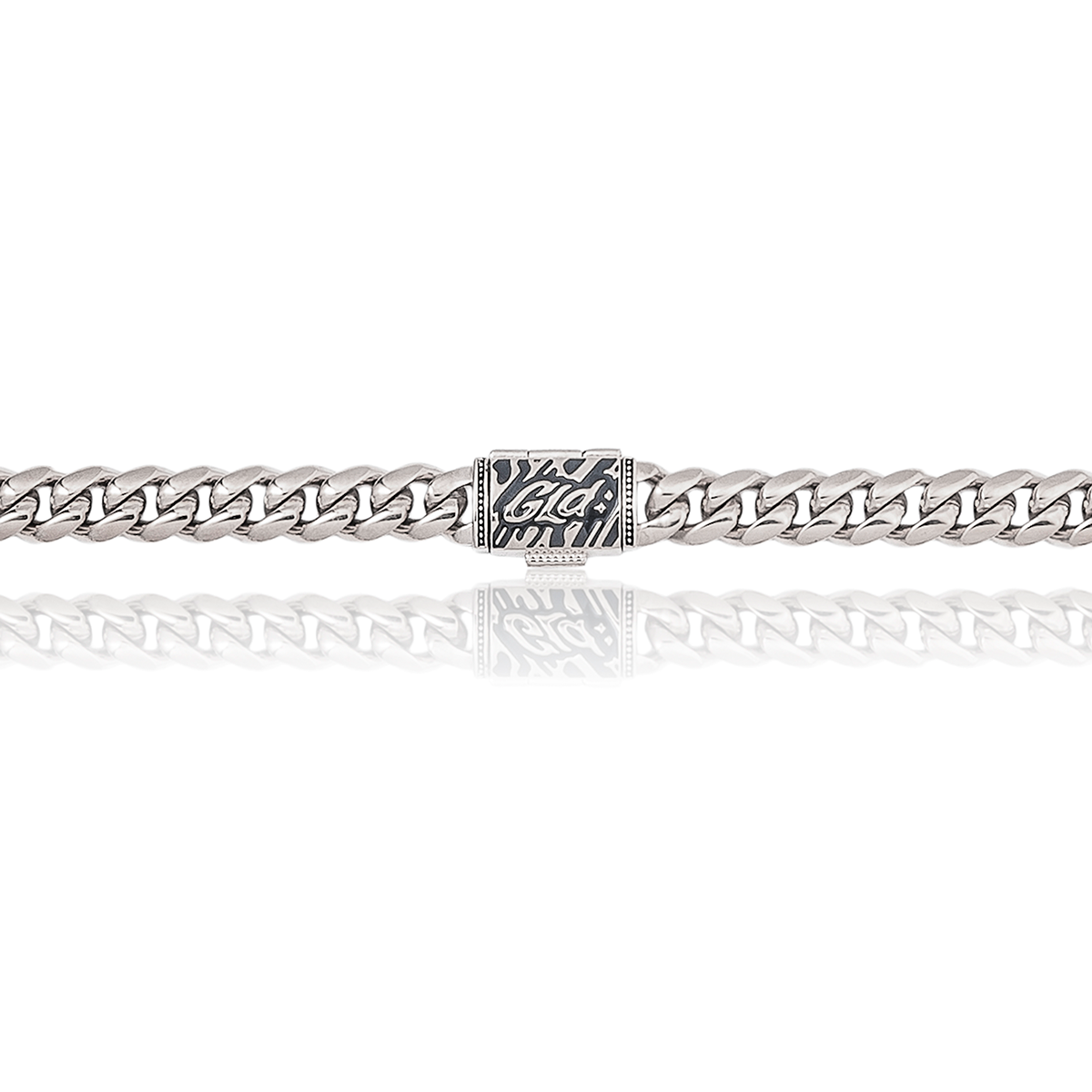 GLD Signature Cuban in White Gold - 6mm