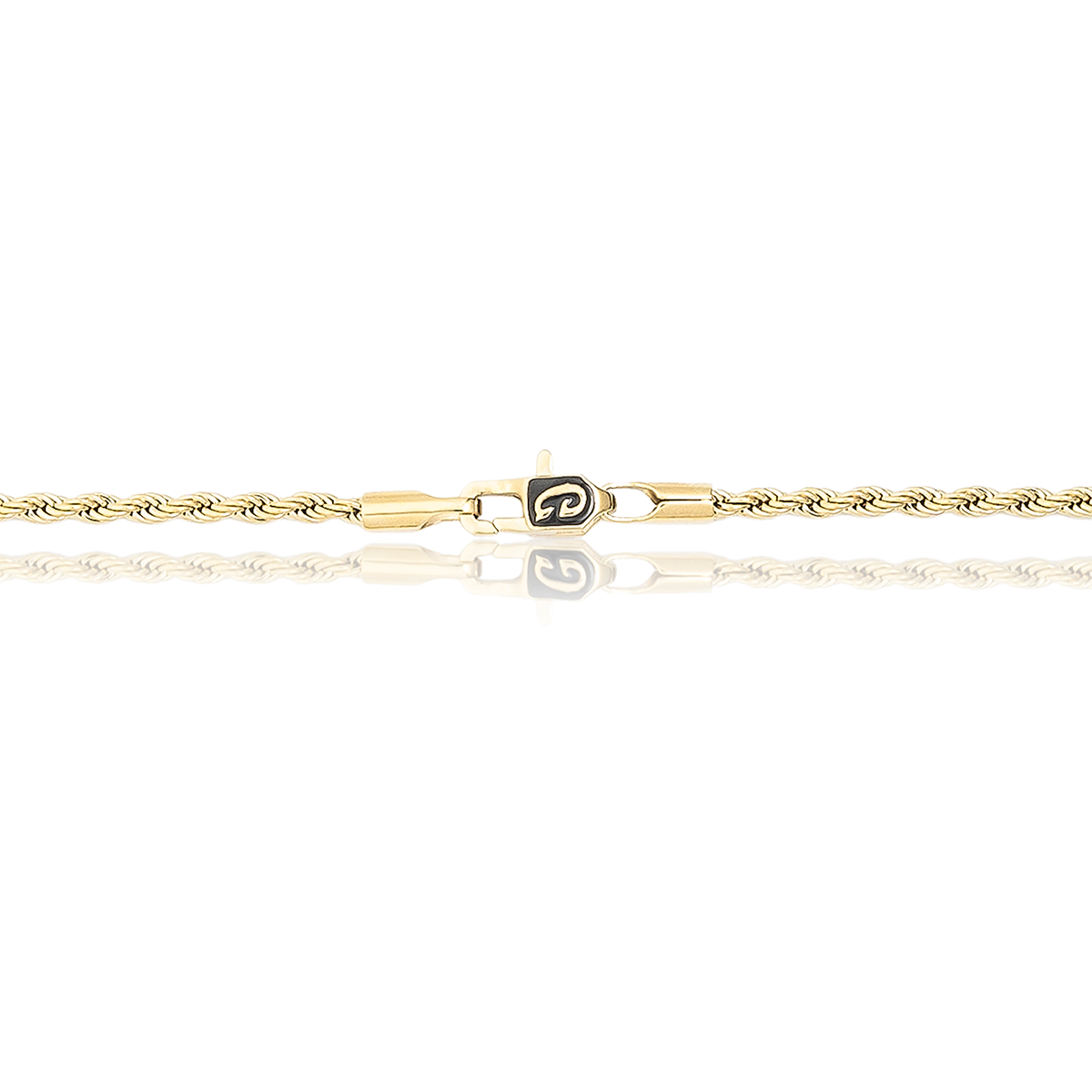 Rope Chain in Yellow Gold - 2mm