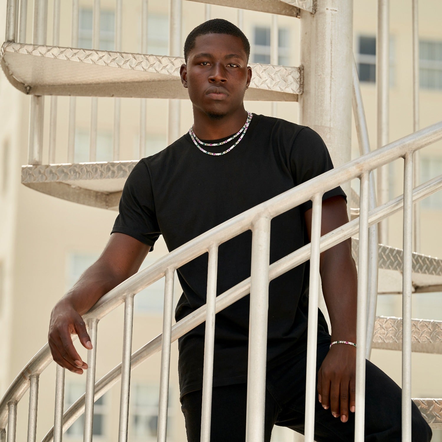 Multicolor Mixed Oval Cut Tennis Chain- 5mm