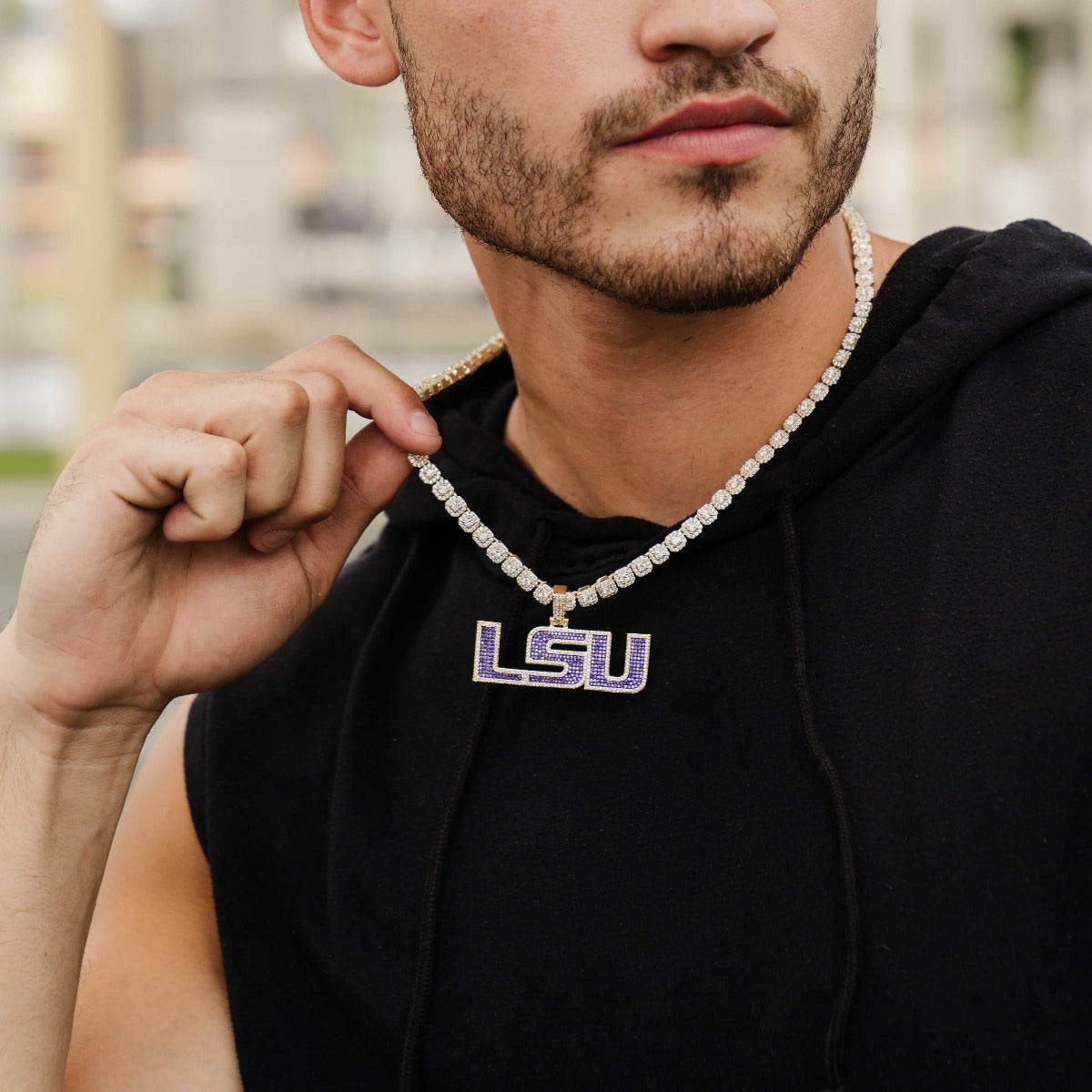 LSU Official NCAA Logo Pendant
