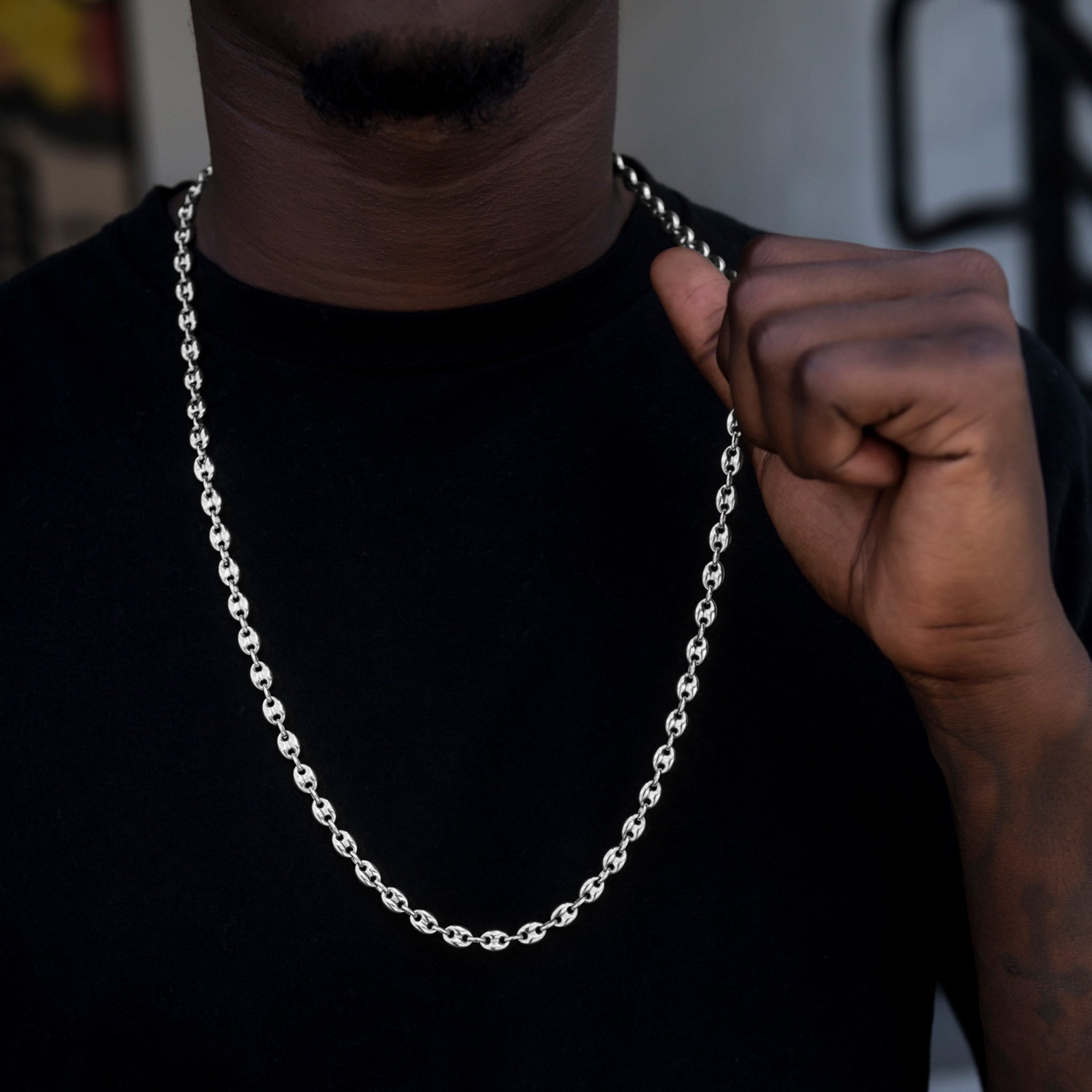 Valentina Chain in White Gold - 7mm