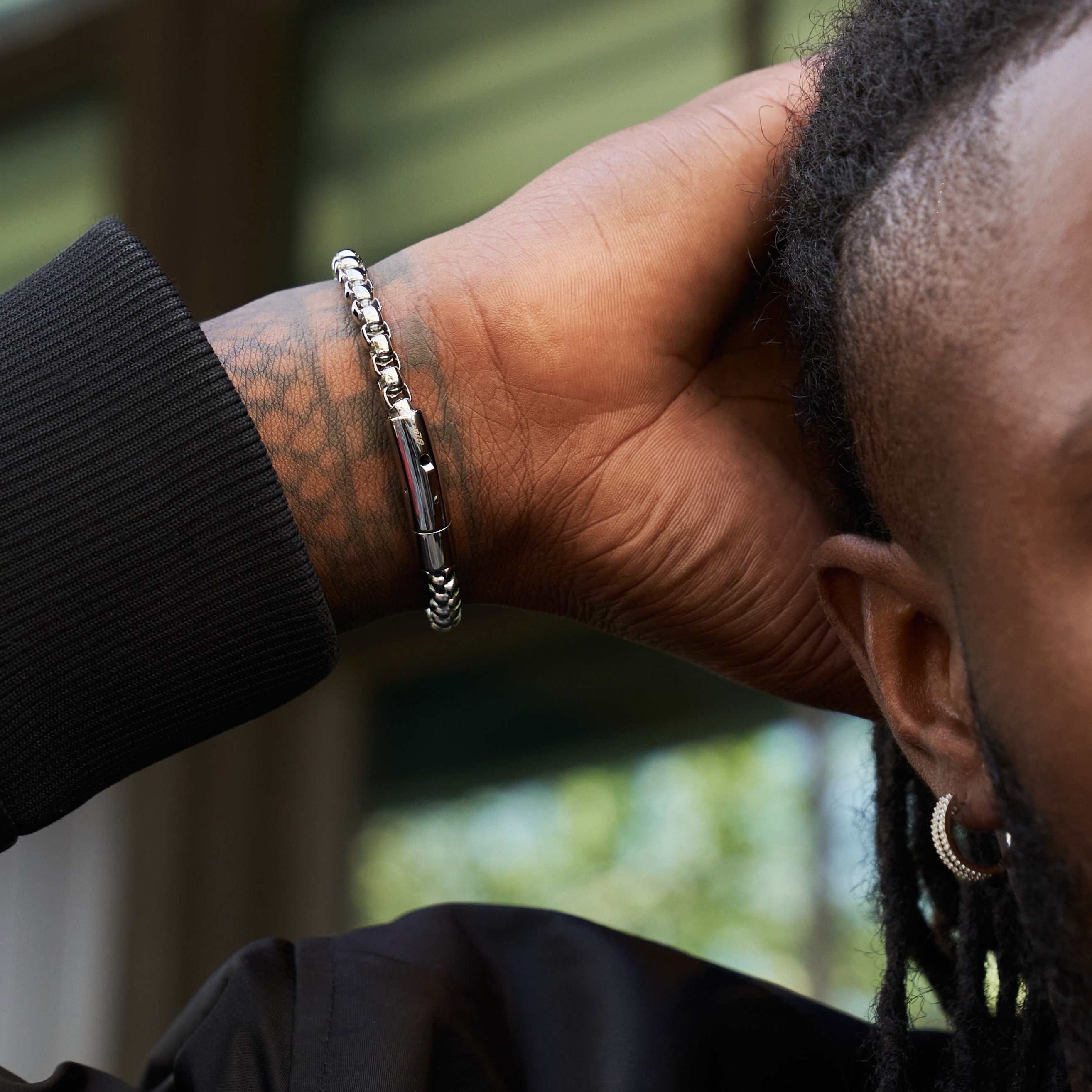 Rounded Box Chain Bracelet