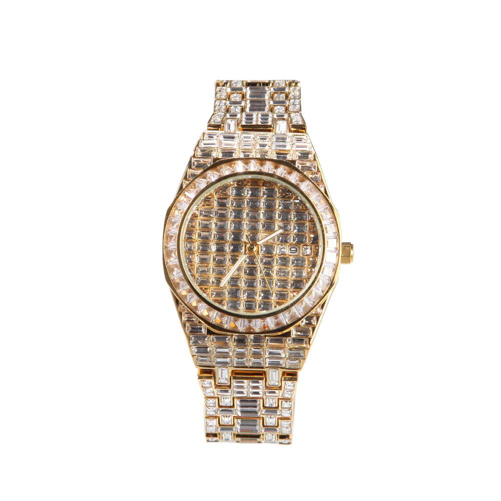 Bling Diamond Round Ice Watch