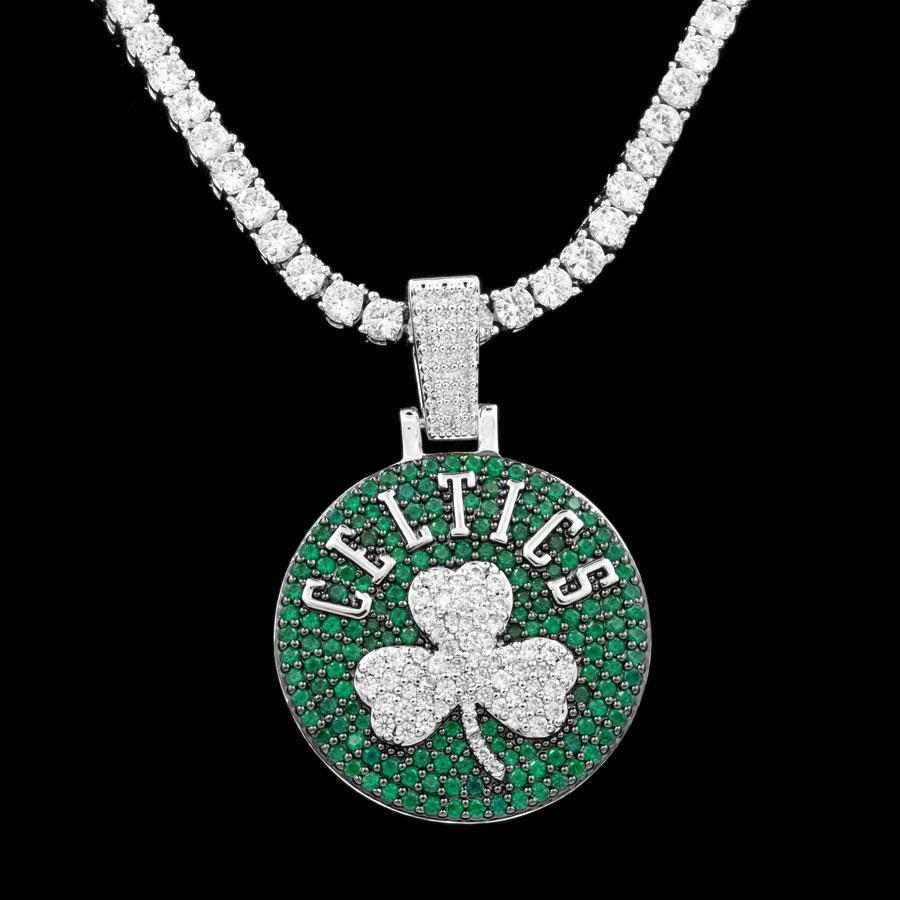 Boston Celtics Official NBA Logo Pendant