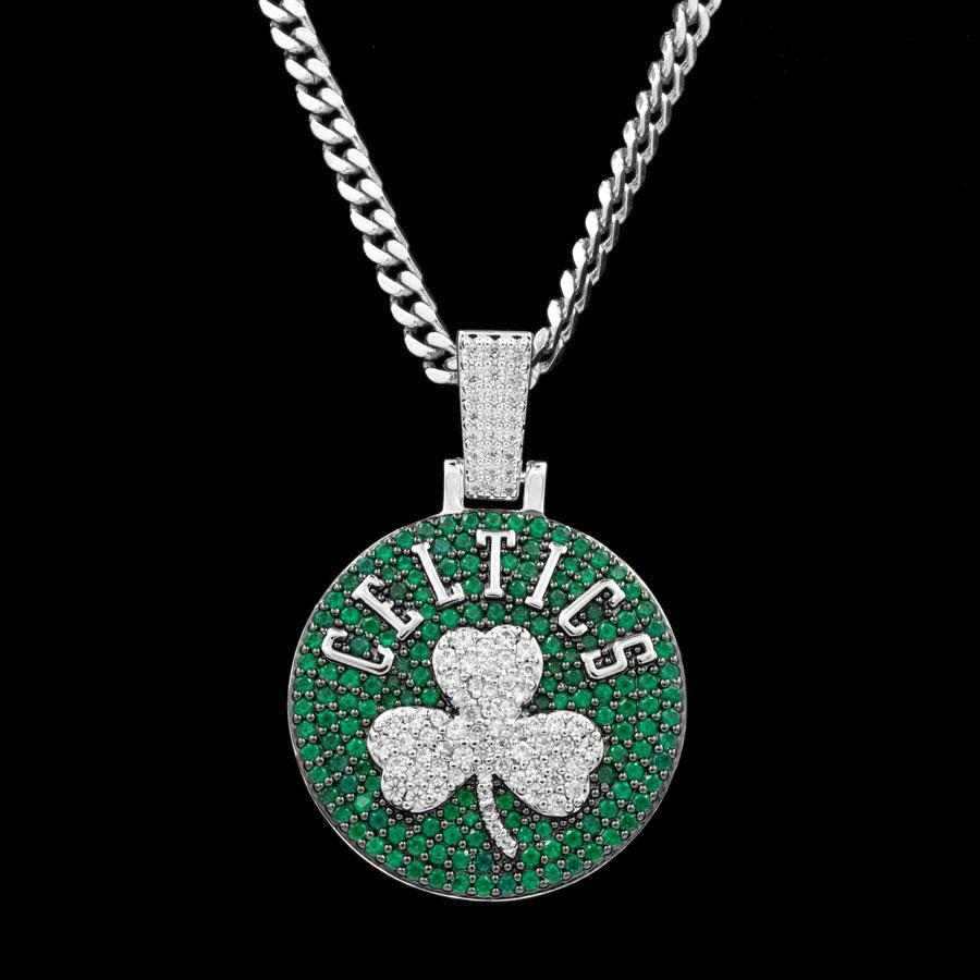 Boston Celtics Official NBA Logo Pendant