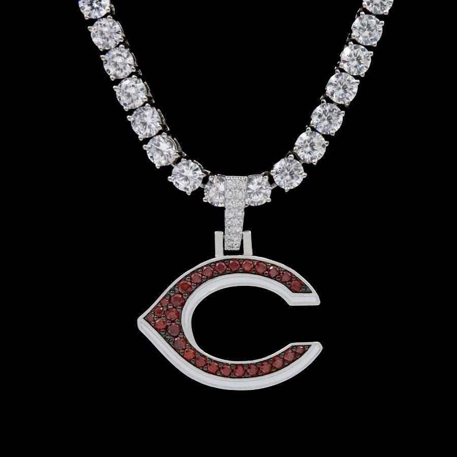 Cincinnati Reds Official MLB Logo Pendant