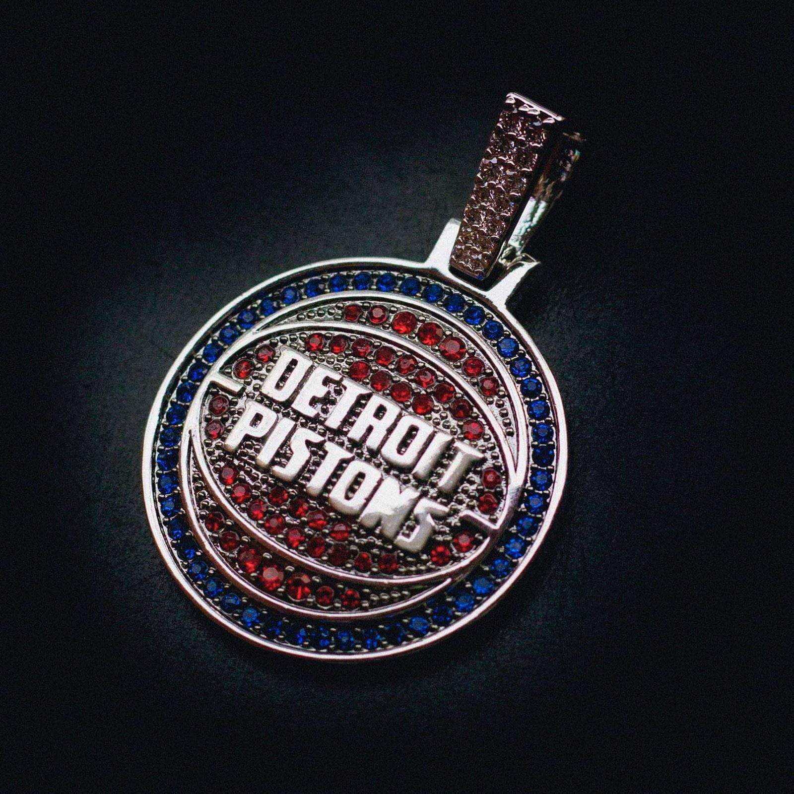 Detroit Pistons Official NBA Logo Pendant