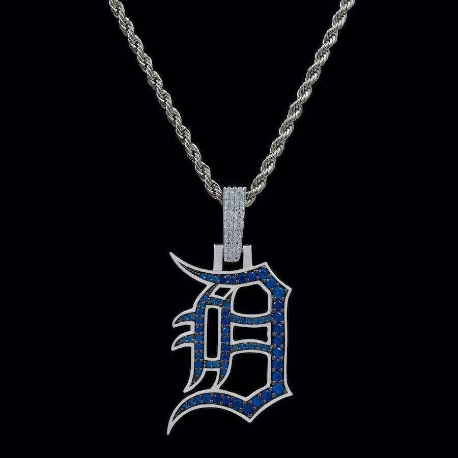 Detroit Tigers Official MLB Logo Pendant