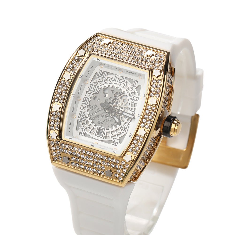 Diamond-Encrusted Multifunctional Personalized Sports Watch