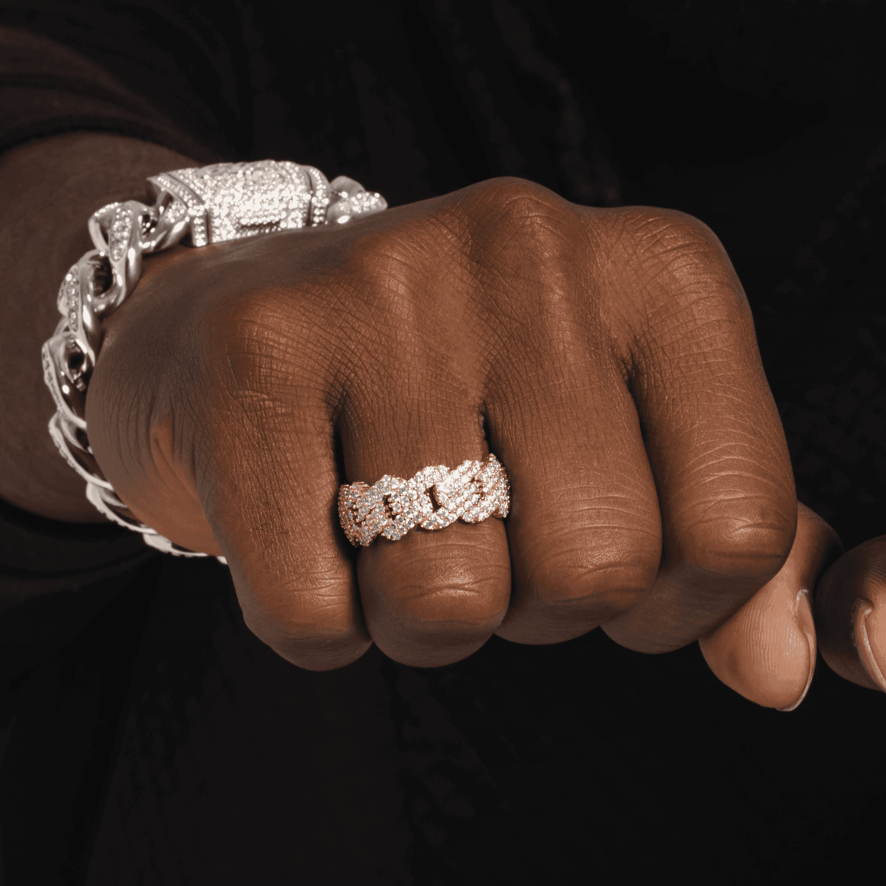 Diamond Prong Ring in Yellow Gold Vermeil