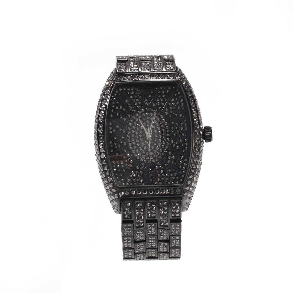 Fashion Square Full Diamond Ice Watch