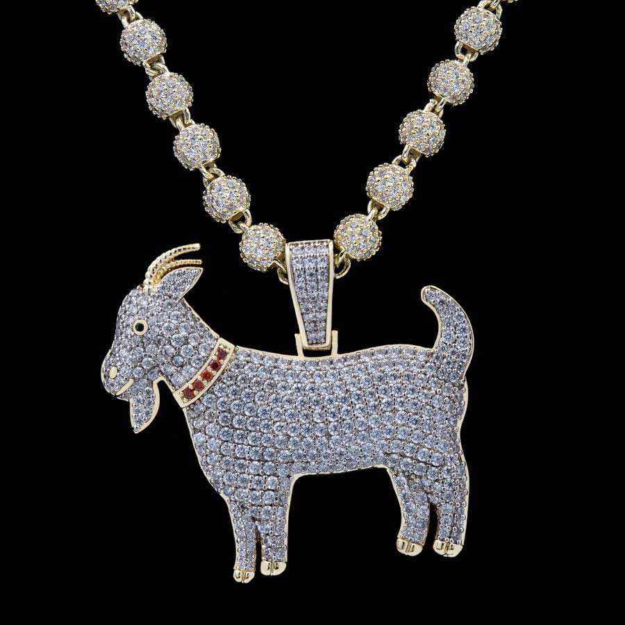 GOAT Pendant in Yellow Gold