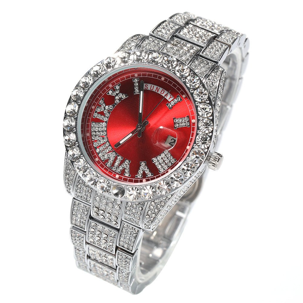 Hip Hop Full Diamond Fashion Quartz Watch