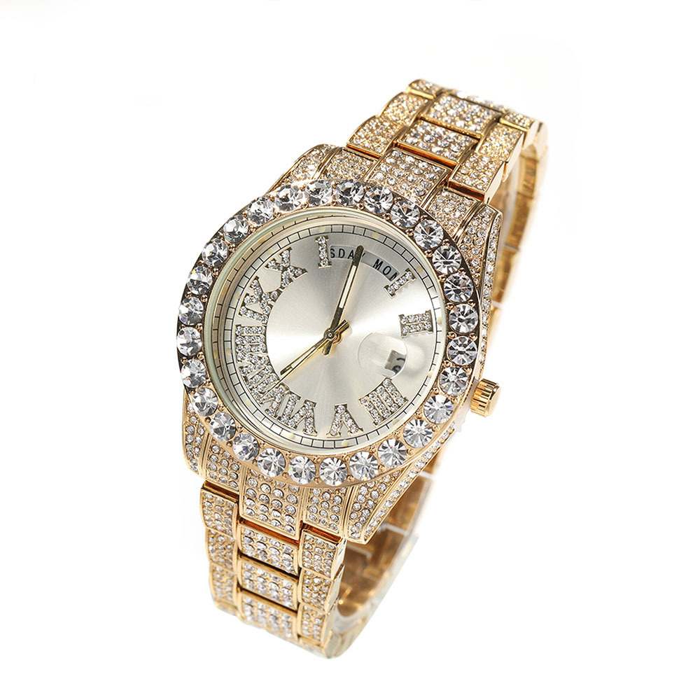 Hip Hop Full Diamond Fashion Quartz Watch