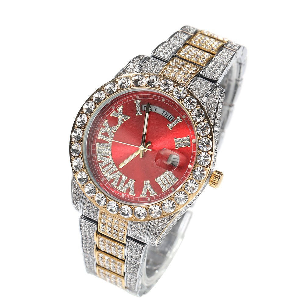 Hip Hop Full Diamond Fashion Quartz Watch