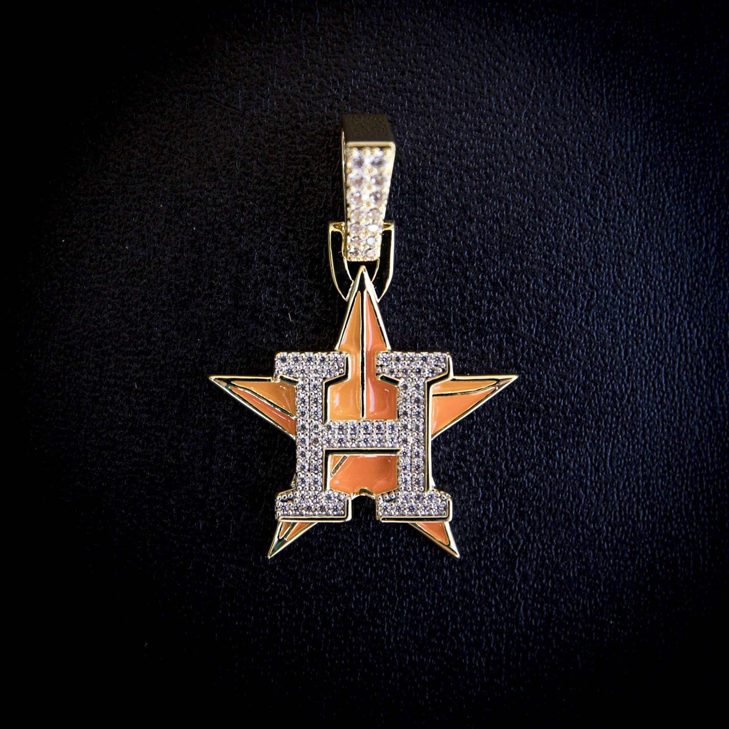 Houston Astros Official MLB Logo Pendant