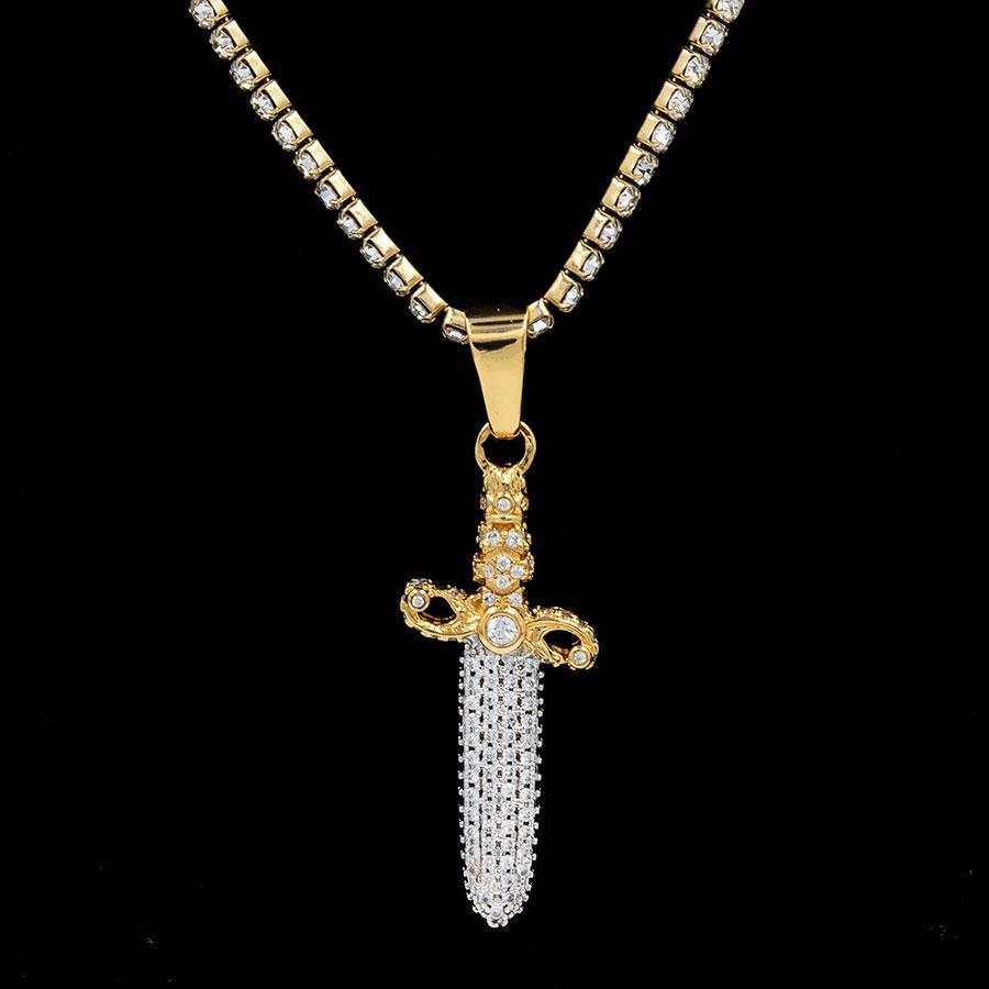 Iced Knife Pendant