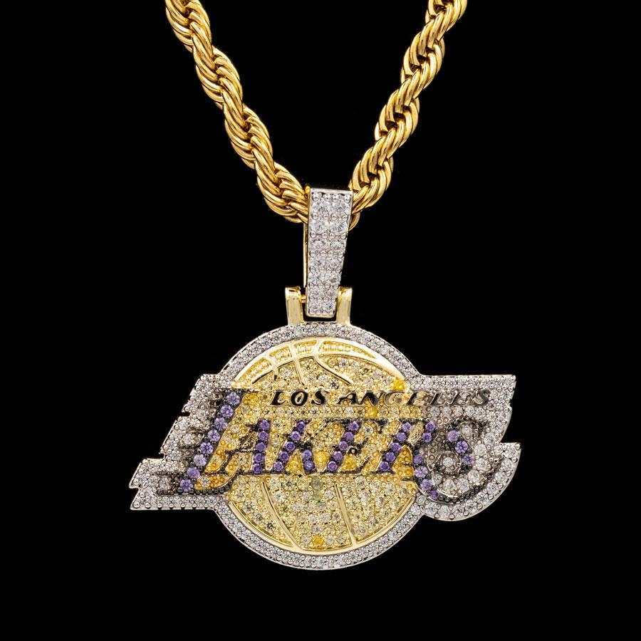 Los Angeles Lakers Official NBA Logo Pendant