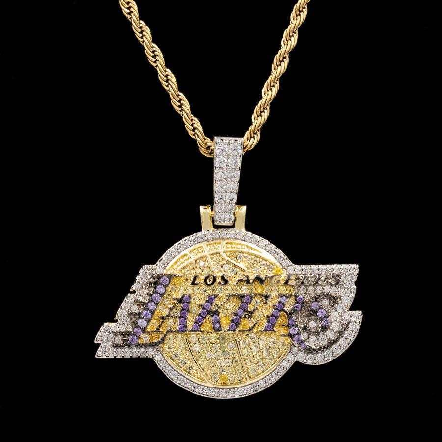 Los Angeles Lakers Official NBA Logo Pendant