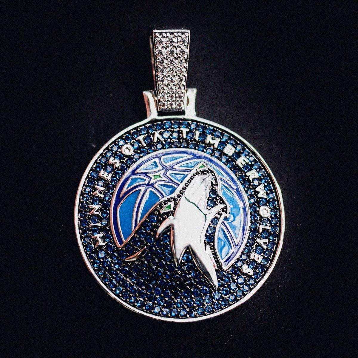 Minnesota Timberwolves Official NBA Logo Pendant