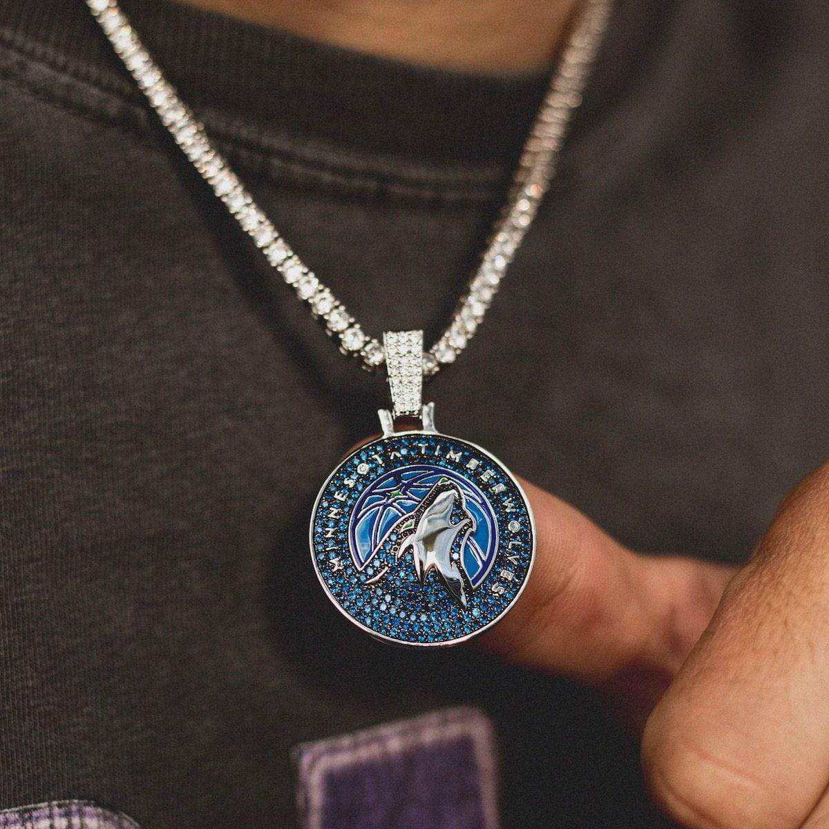 Minnesota Timberwolves Official NBA Logo Pendant