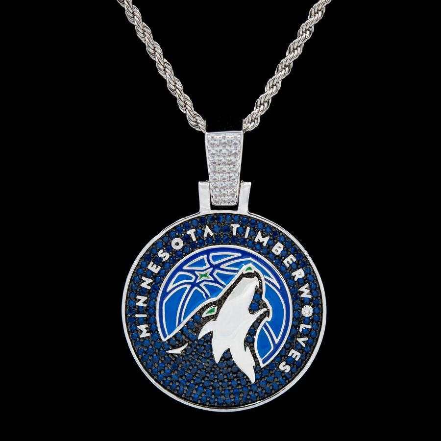 Minnesota Timberwolves Official NBA Logo Pendant