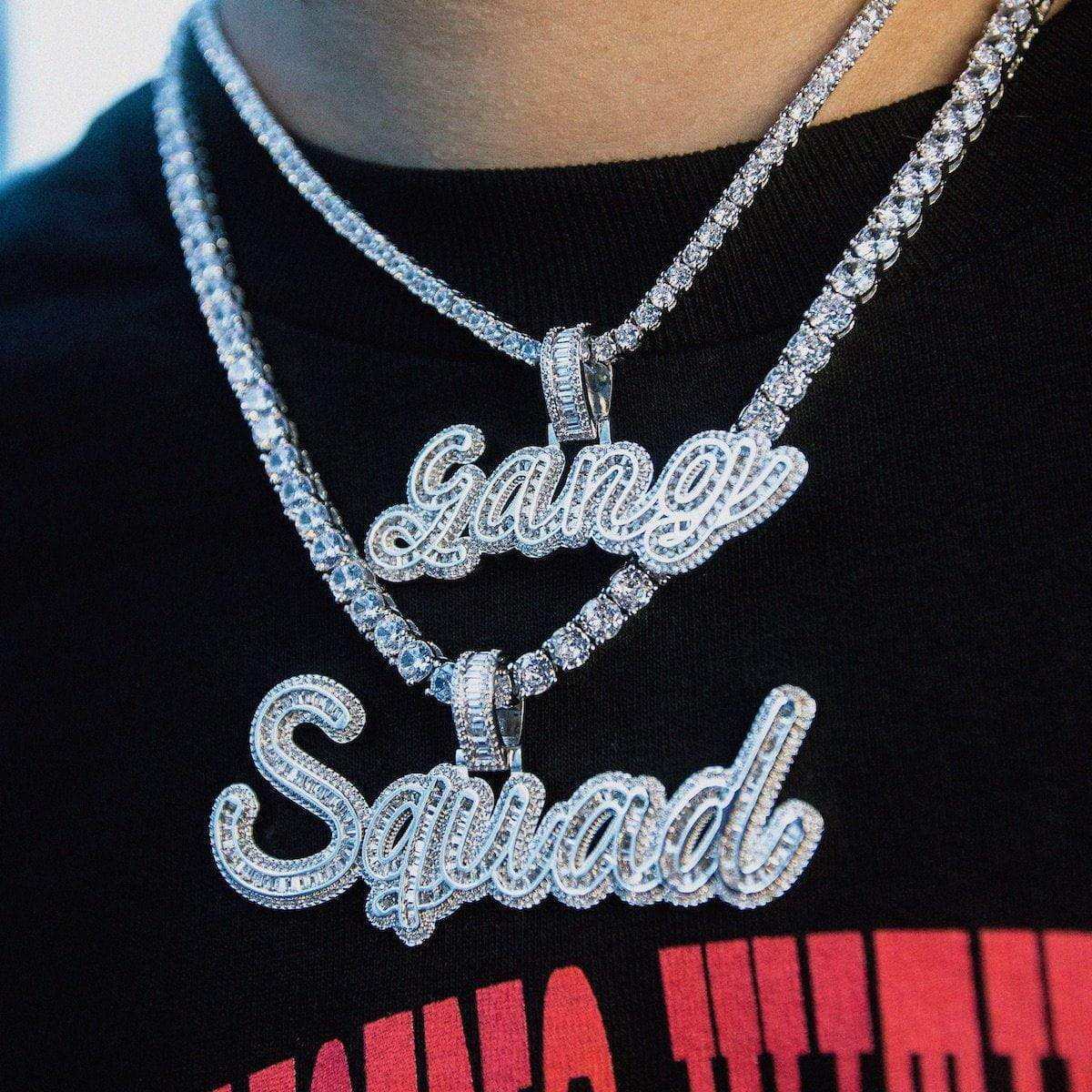 Multi-Layer Name Plate Baguette Custom Font