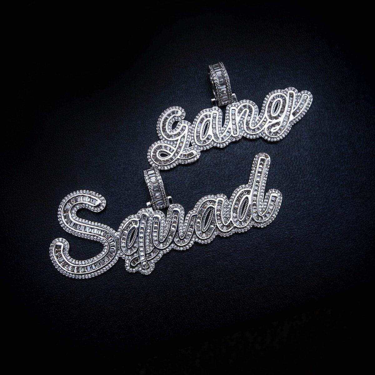 Multi-Layer Name Plate Baguette Custom Font