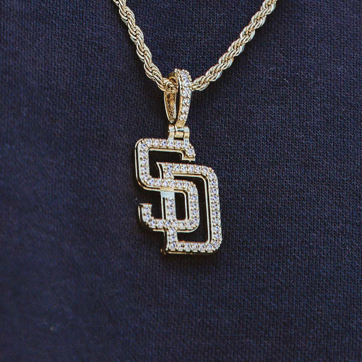 San Diego Padres Official MLB Micro Logo Pendant