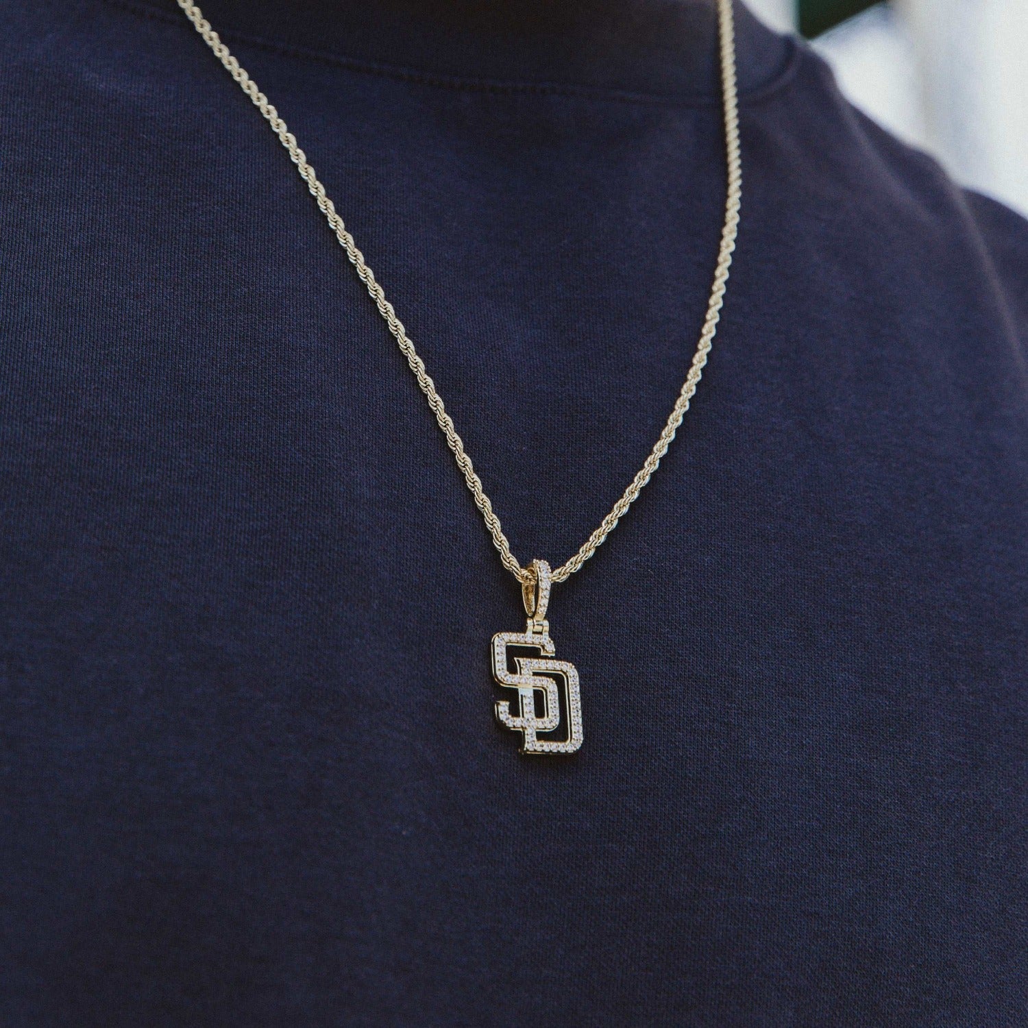 San Diego Padres Official MLB Micro Logo Pendant
