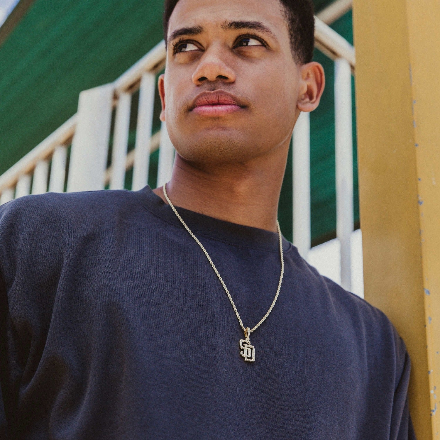 San Diego Padres Official MLB Micro Logo Pendant